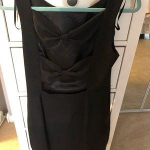 Black Bebe bodycon dress